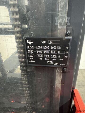 Carretilla elevadora Linde L 14 i Triplex
