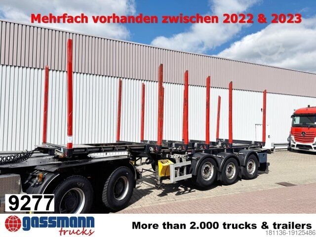 Tømmertrailer Doll LOGO H3L-14XL, Liftachse, Nachlauflenkachse,