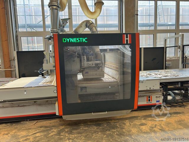 Centro de mecanizado CNC con almacenamiento de placas Holz-Her Dynestic 7532 10.5 automatic mit Store-Master 511
