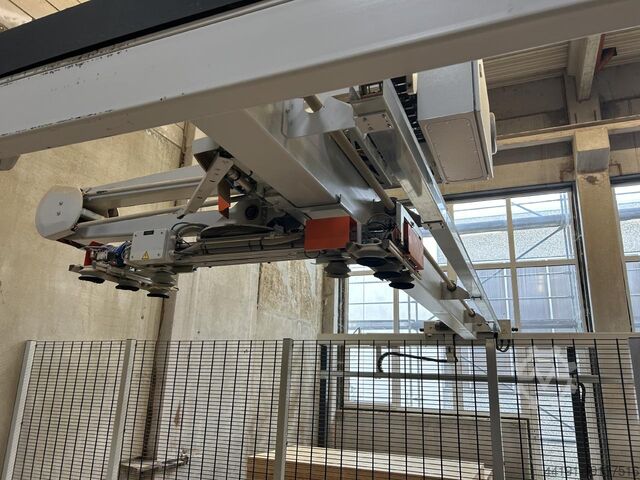 Centro de mecanizado CNC con almacenamiento de placas Holz-Her Dynestic 7532 10.5 automatic mit Store-Master 511