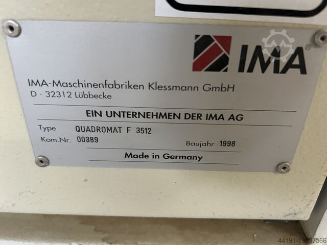Máquina de colagem de bordas IMA Quadromat 3512 F