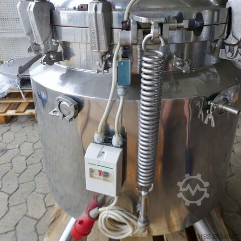 259 Liter be-/kühlbarer Druckbehälter, Aisi 316 mit Propellerrührwerk  9158