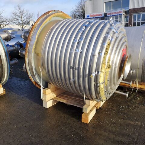 3.586 liter verwarmbare/koelbare reactor van V4A met ankerroerder HANAG 8762