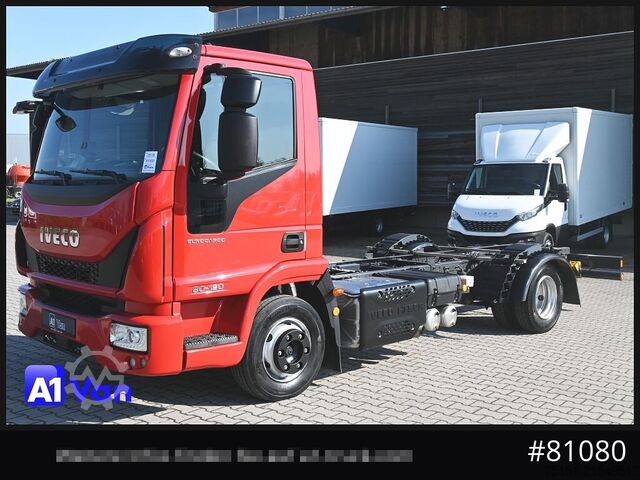 Furgonalváz IVECO Eurocargo 80E19 Fahrgestell, Klima, AHK, Luftfederung