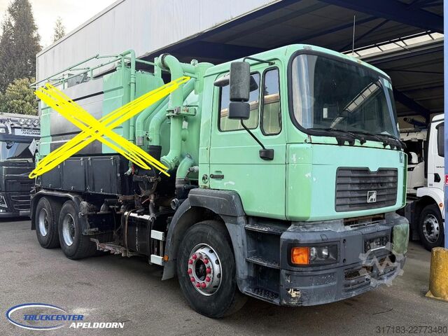 Podvozek s kabinou MAN 33.364 6x4 Big axles, Steel springs, Manuel