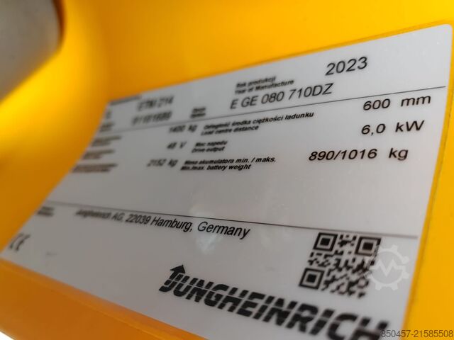 Reach trucks Jungheinrich ETM 214 Li-ion/ Camera/ drive-in