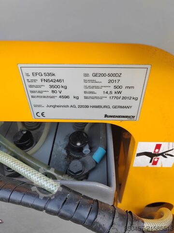 Elektrisk – 4 hjul Jungheinrich EFG 535k 3.5t/ 5m/ 2424mh/ 4v