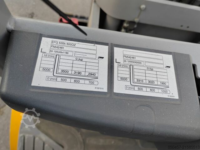 Elektrisk – 4 hjul Jungheinrich EFG 535k 3.5t/ 5m/ 2424mh/ 4v