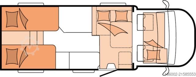 Polointegrovaný obytný vůz HOBBY ONTOUR T 710 GE 8-Gang Automatik 3.650 kg z.GG