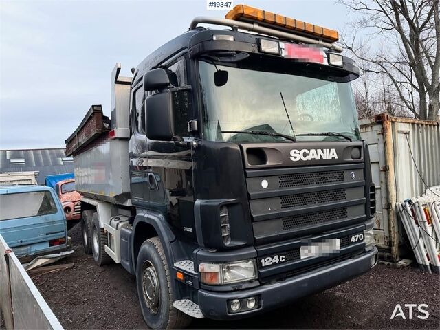 Avfallsbil Scania R124 6x4 Tipper. 330,000 km.