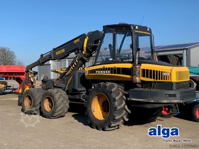 Skovkøretøj Ponsse Ergo H6, Harvester, Forstmaschine, Kran