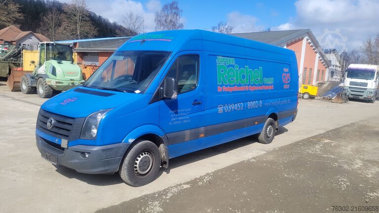 Magas tetős furgon VW Crafter 35 extralang und hoch AHK Schal