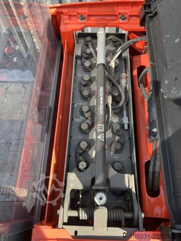 Stand-on gaffeltruck Linde L14AP