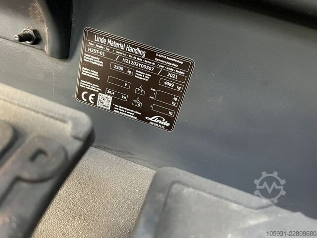 Carrello elevatore GPL Linde H25T-01