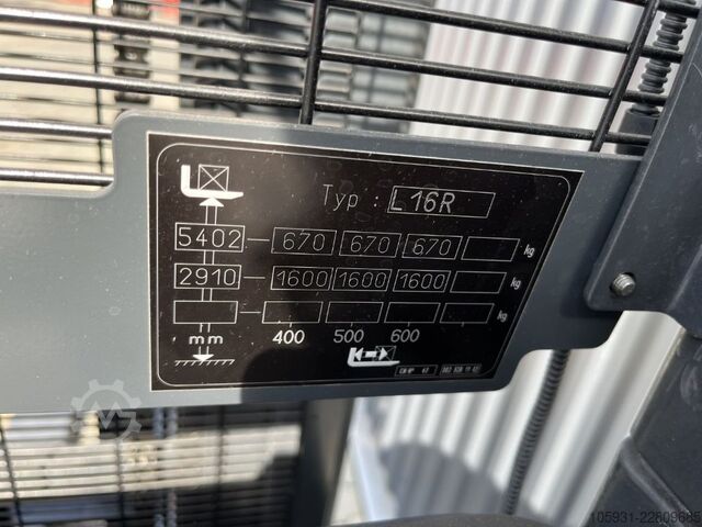 Impilatore trasversale di sedili Linde L16R