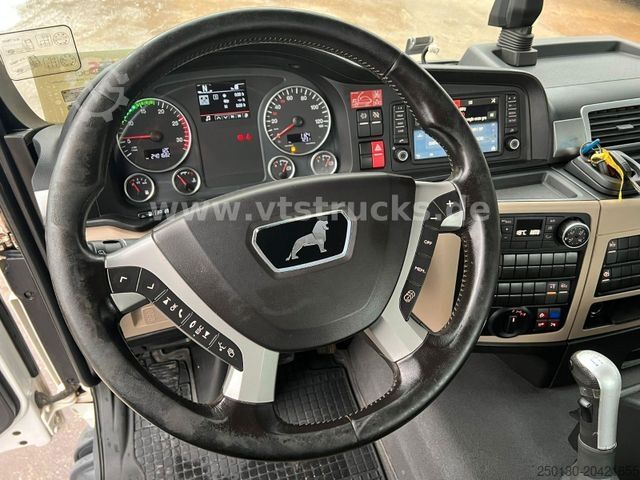Roll-off tipper truck MAN TGS 26.500 6x4 HydroDrive Meiller Lift/Lenkachse