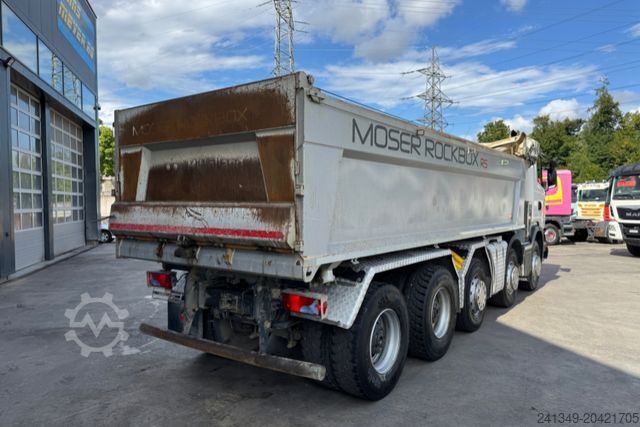 Tipper truck SCANIA G490 10x4 Moser 2S