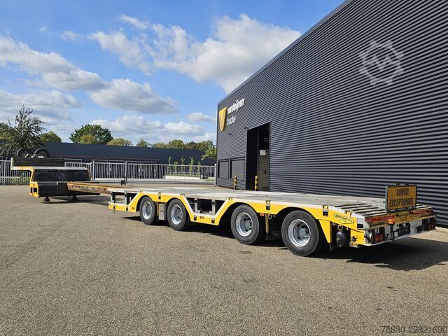 Low loader Broshuis 4AOU-16-40 / RADMULDEN / AUSZIEBAR
