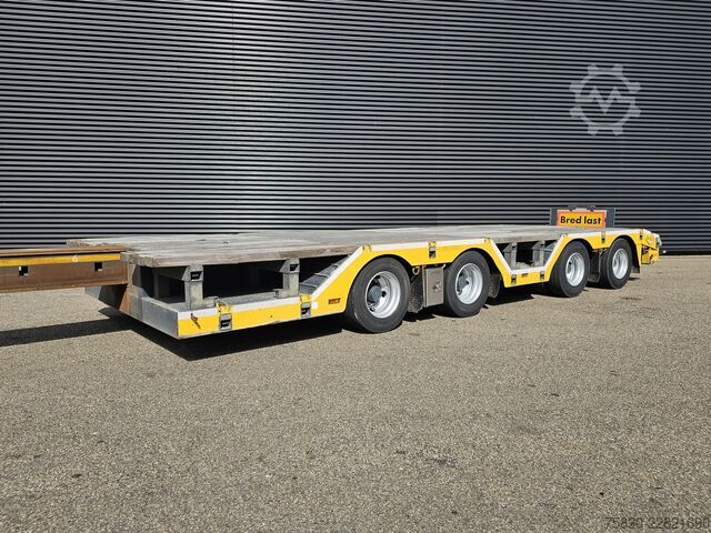 Low loader Broshuis 4AOU-16-40 / RADMULDEN / AUSZIEBAR