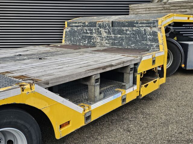 Low loader Broshuis 4AOU-16-40 / RADMULDEN / AUSZIEBAR