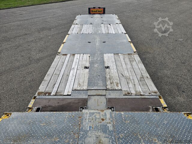 Low loader Broshuis 4AOU-16-40 / RADMULDEN / AUSZIEBAR