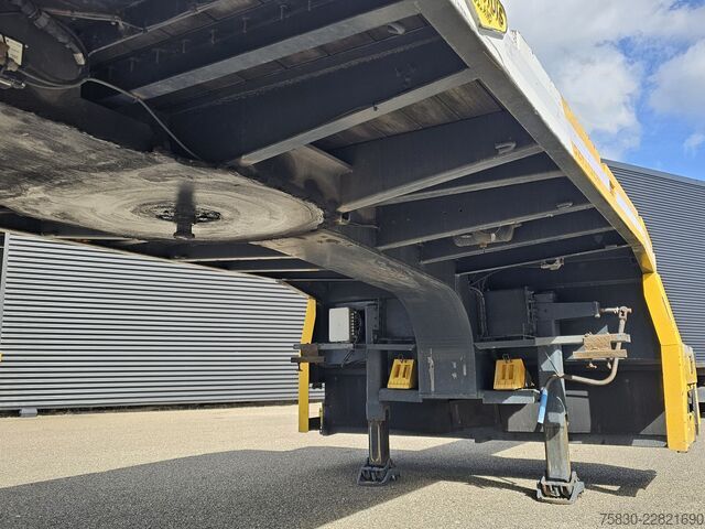Low loader Broshuis 4AOU-16-40 / RADMULDEN / AUSZIEBAR
