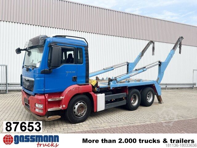 Damperli kamyon MAN TGS 26.440 6X4 BB, Tele-Absetzer