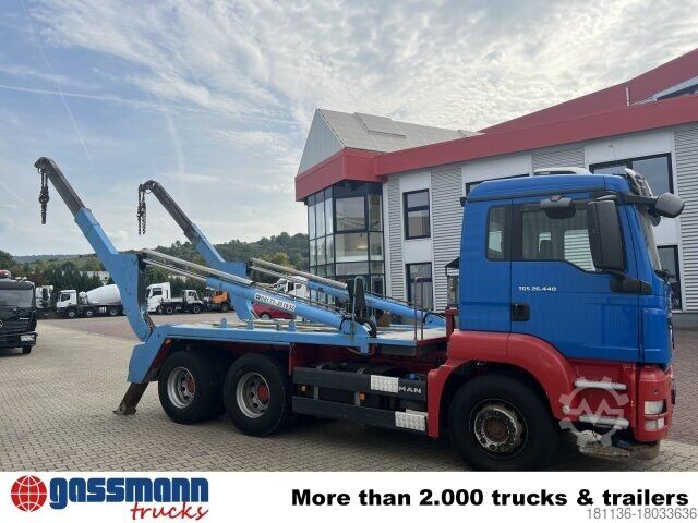 Damperli kamyon MAN TGS 26.440 6X4 BB, Tele-Absetzer