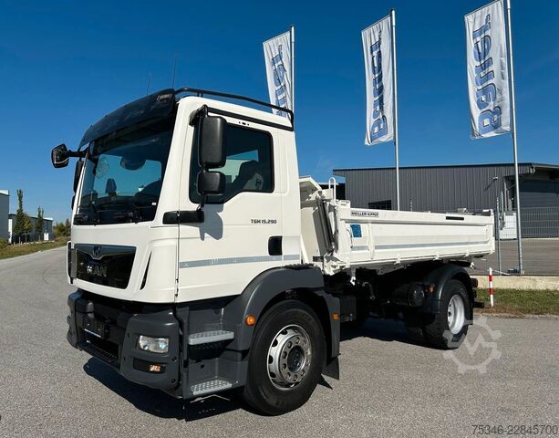 Tippbil MAN TGM 15.290/Kipper/4x2/NL7,7 To/AHK/Nur55 tkm/Top