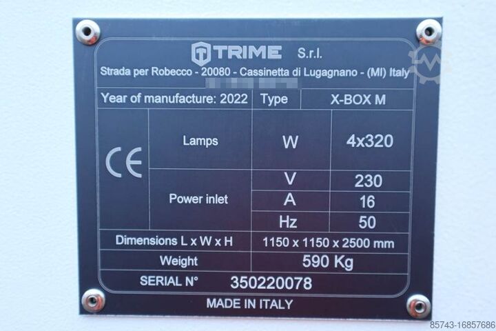 Lichttoren Trime X-BOX M 4x 320W Valid inspection, *Guarantee