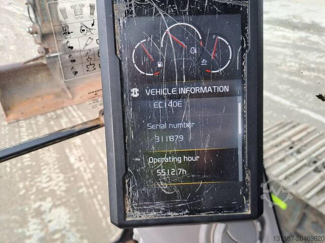 Grävmaskin med larvband Volvo EC 140 EL