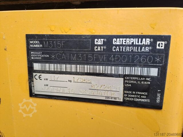 Hjulgrävare CAT M315F
