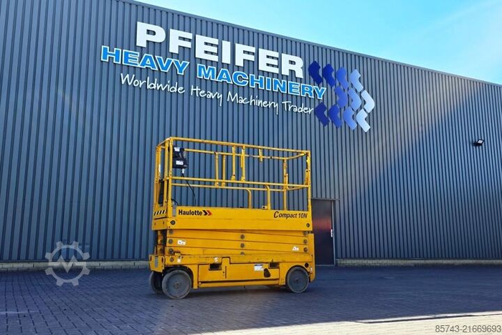 Scherenhebebühne Haulotte Compact 10N Electric,10m Working Height, 230kg Cap