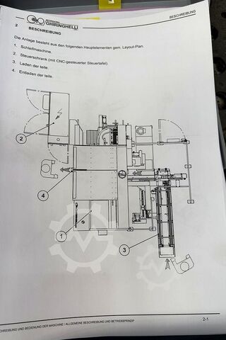 Centerløs cylindrisk slibemaskine Ghiringhelli APG-S