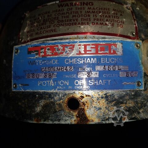 10 Hp Silverson 450L Stainless Steel In-Line Mixer SILVERSON Type 450L