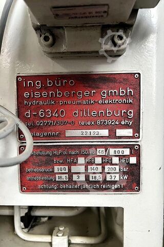 πιεστήριο με τέσσερις κολόνες FIBRO Four-column press 315 t