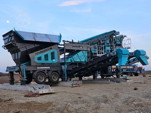 εξοπλισμός θραύσης 150 TPH mobile screening washing plant 150 TPH mobile screening washing plant