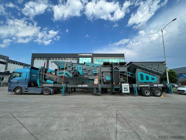 εξοπλισμός θραύσης 150 TPH mobile screening washing plant 150 TPH mobile screening washing plant