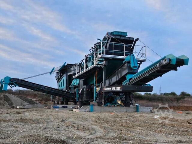 Jednostka krusząca Mobile sand screening and washing plant Mobile sand screening and washing plant