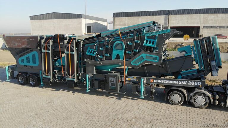 Jednostka krusząca Mobile sand screening and washing plant Mobile sand screening and washing plant