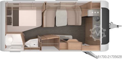 Wohnwagen Knaus Südwind 500 PF Black Selection *1800kg*ATC*Duschausbau*