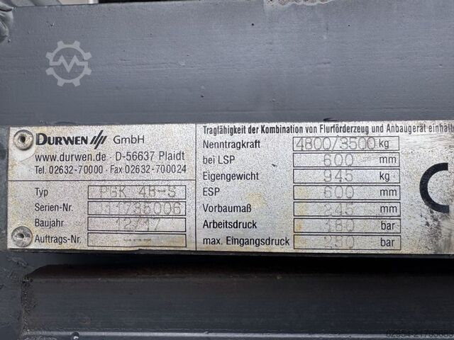 Villafogó Durwen PGK 48-S GL: 1300 oder 1900mm