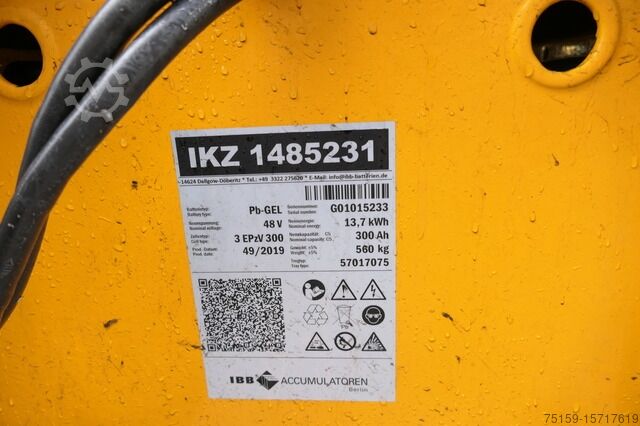 Other linde P 60 Z Schlepper Batterie 49/2019 3-Rad