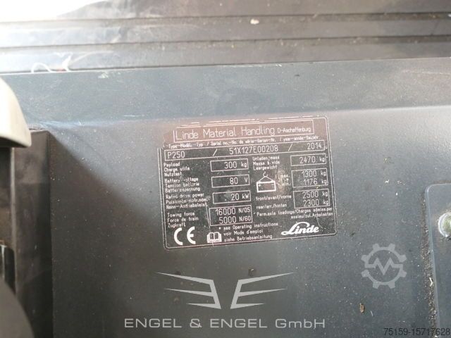 Οι υπολοιποι linde P250 Schlepper AHK Schiebetüren