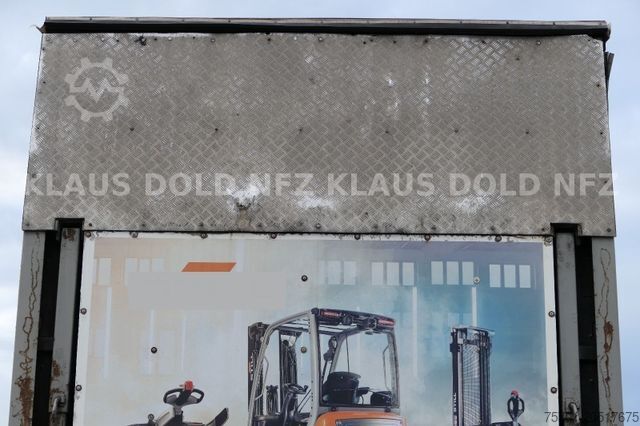 Semirremolque de plataforma baja DOLL Vario S3H-0 Tieflader 3-Nachlaufachse Plane