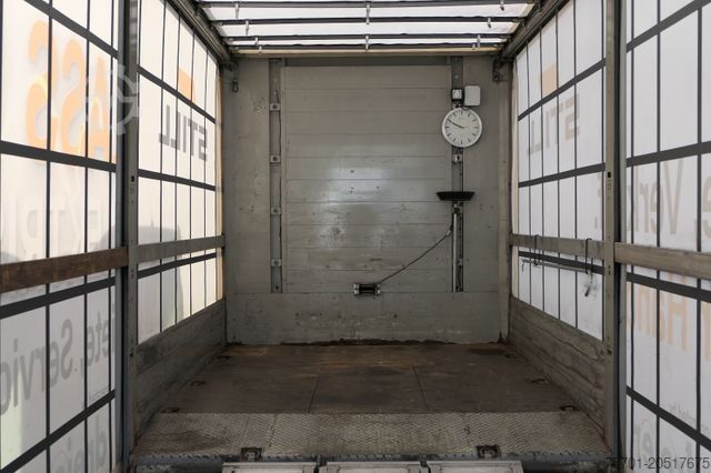 Semirremolque de plataforma baja DOLL Vario S3H-0 Tieflader 3-Nachlaufachse Plane