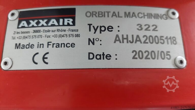 Piła do rur – Maszyna do fazowania rur AXXAIR CC 322