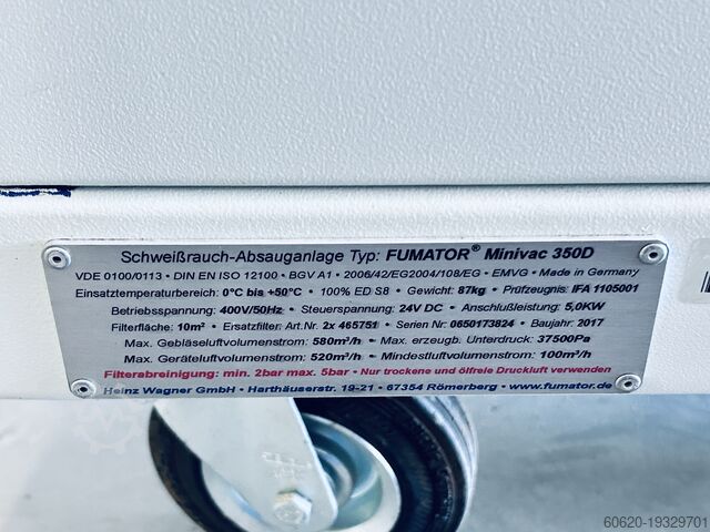 Lasrookafzuiging Fumator Minivac 350D(3)