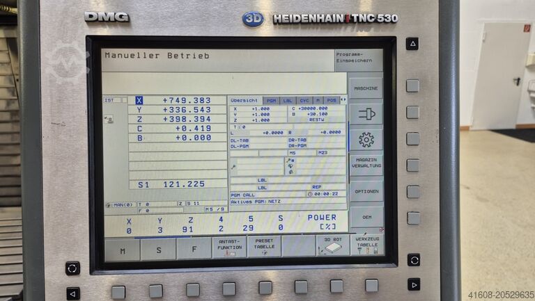 Machining center - universal DECKEL- MAHO DMG DMU 100 mono BLOCK
