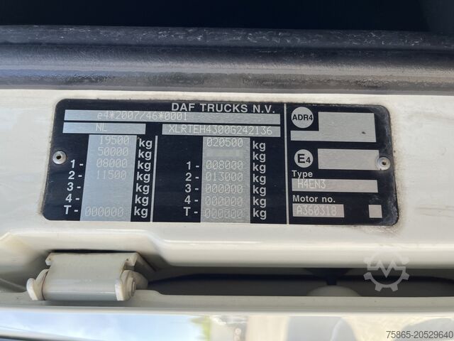 Standard tractor DAF XF 480 FT SSC / 841 dkm / New Tacho / 2 Tanks /...